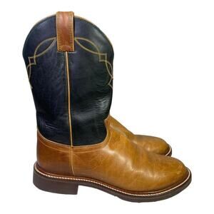 Justin Premium Roper Cowboy Boot Men size 10.5 EE